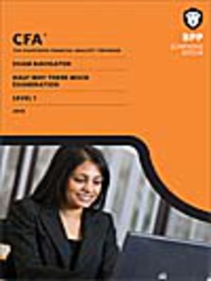 cover image of CFA Navigator - Level 1 Halfway-There Mock Exam